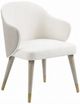 ACME Furniture Charity 2-Piece Gray Oak/White Upholstered Dining Side Chair Set-0