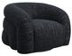 Furniture of America® Freja Black Swivel Chair-0
