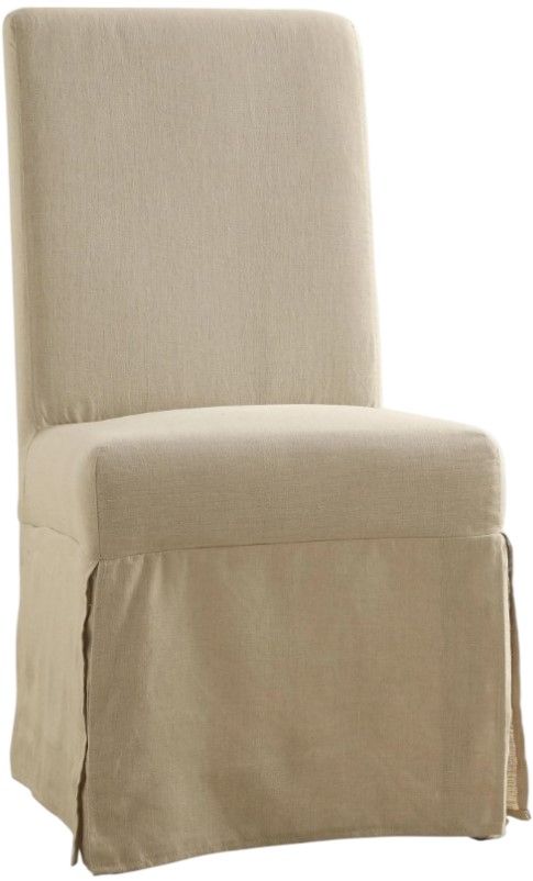Riverside Furniture Mix-N-Match Beige/Canby Rustic Pine Slipcover Parson's Chair-0