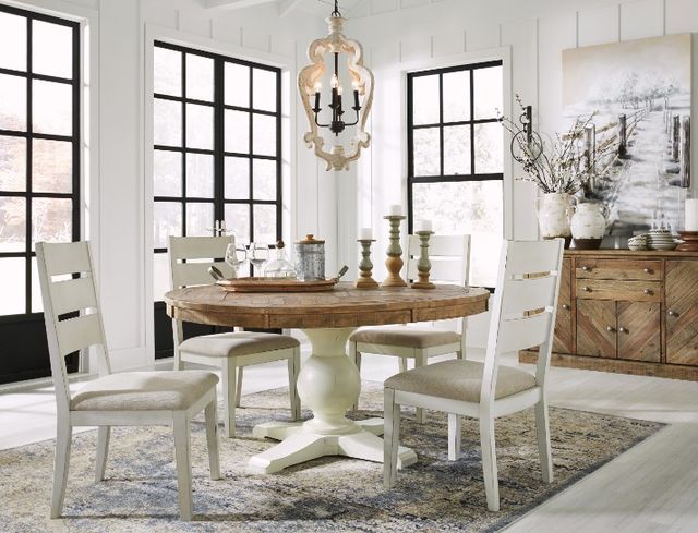 Signature Design by Ashley® Grindleburg 5-Piece Light Brown Dining Set-3