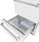 ZLINE 24" Touchstone 168 Can Outdoor-Rated Dual Refrigerator Drawer with White Matte Doors-5