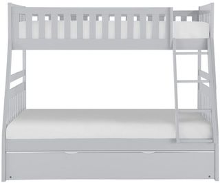Homelegance® Orion Gray Twin over Full Youth Bunk Bed with Twin Trundle 