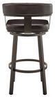 Armen Living Lorin Chocolate 30" Swivel Bar Stool-4