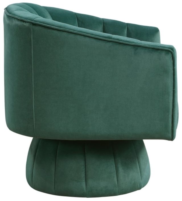 Homelegance® Bristol Dark Green Swivel Chair-3
