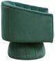 Homelegance® Bristol Dark Green Swivel Chair-3