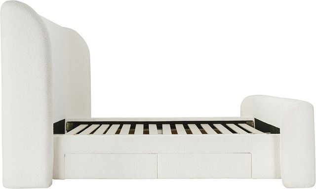 Moe's Home Collection Sophia Cream Queen Storage Bed-3