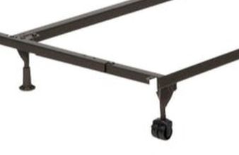 Rize Home Deluxe Queen/King/California King Standard Bed Frame with 4 Rollers and 2 Glides-1