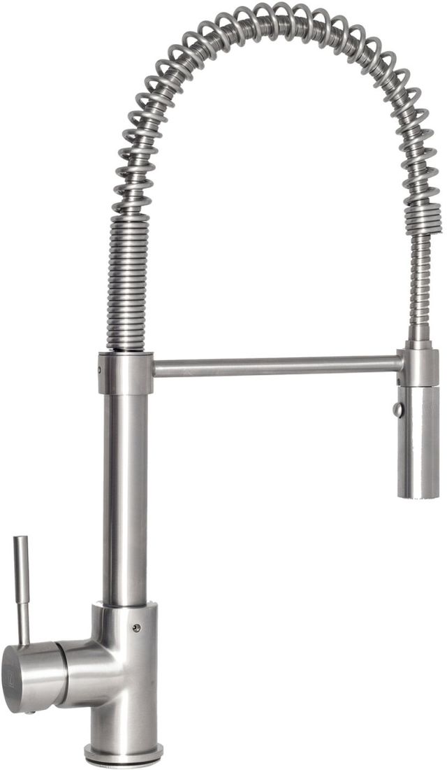 ZLINE Sierra Brushed Nickel Pull Down Spring Single Handle Kitchen Faucet-0