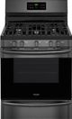 Frigidaire Gallery® 29.88" Black Stainless Steel Free Standing Gas Range-0