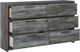 Signature Design by Ashley® Baystorm Smoky Gray Dresser and Mirror-3