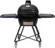 Primo Grills® Oval JR 200 21" Black All-In-One Freestanding Charcoal Grill-0