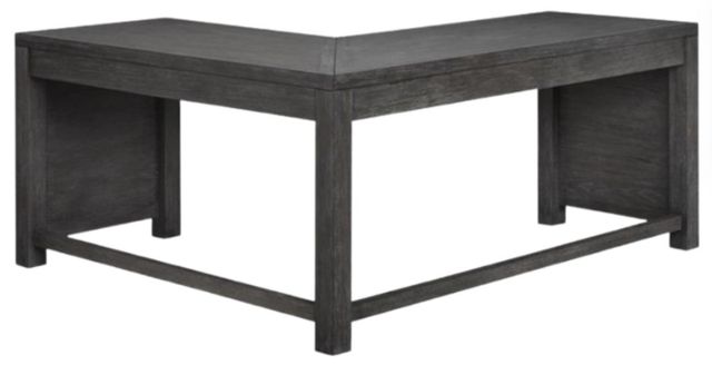 Magnussen Home® Plum Creek Ravenwood Black L-Shape Desk-2