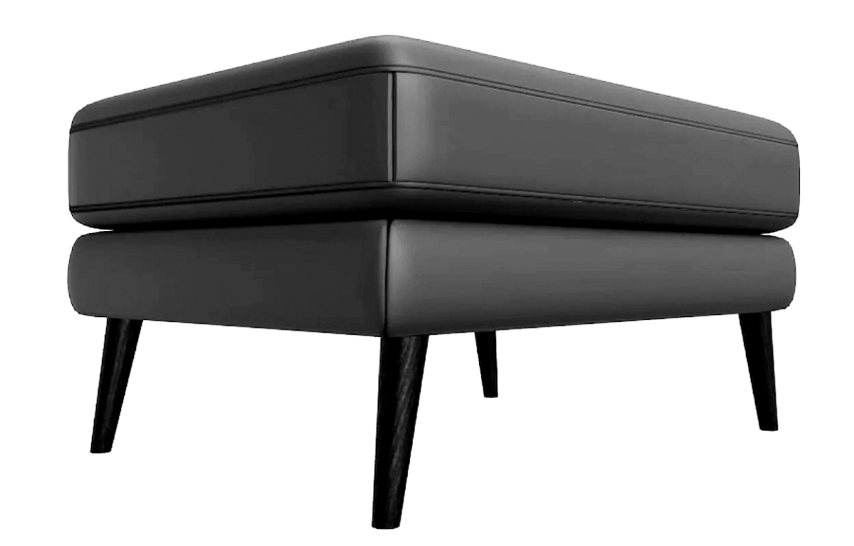 Natuzzi Destrezza Leather Ottoman Fischer Furniture Rapid City SD