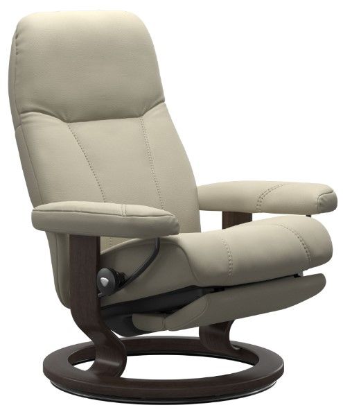 Stressless® by Ekornes® Customizable Consul Large Power Recliner with Classic Base