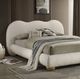 Furniture of America® Finamore White/Natural Oak King Panel Bed-1