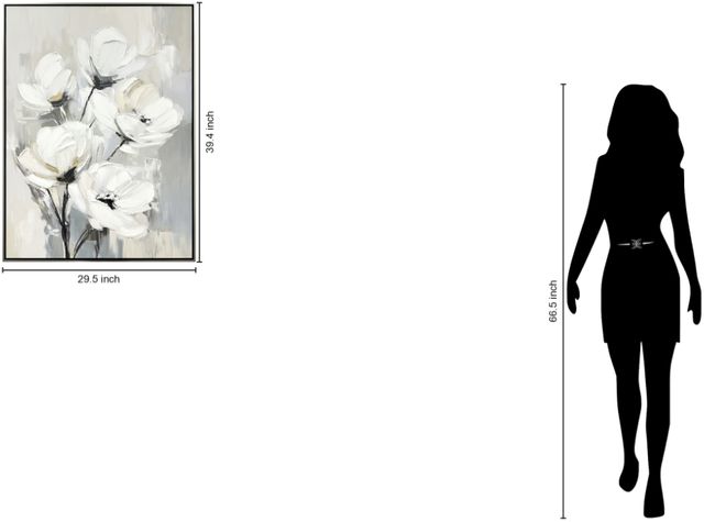 Classy Living Mindful Whispering Blooms II Wall Art-2