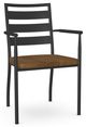 Amisco Customizable Tori Dining Arm Chair-0