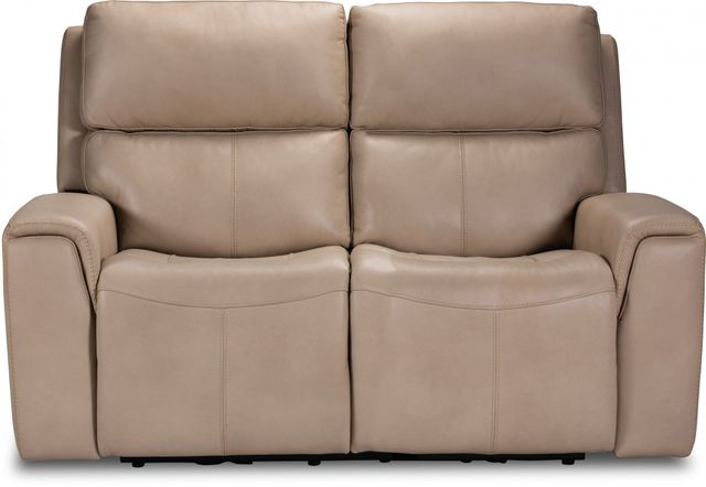 Flexsteel® Customizable Jarvis Power Reclining Loveseat with Power Headrests-3