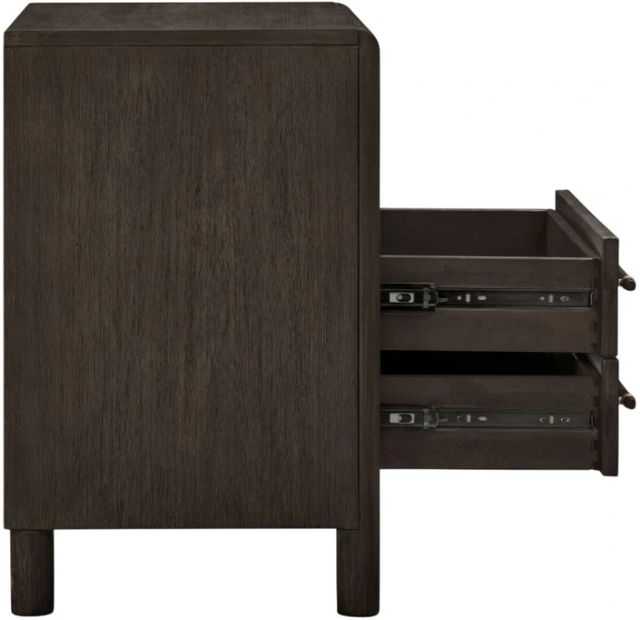 Modus Furniture Dorsey Basalt Gray 2-Drawer Nightstand-3