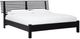 Signature Design by Ashley® Danziar Matte Black King Slat Panel Bed-0