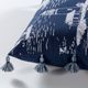 Surya Castaway Dark Blue 20"x20" Toss Pillow with Down Insert-1