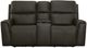 Flexsteel® Jarvis Mica Power Reclining Loveseat with Console and Power Headrests-2