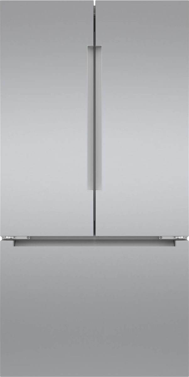 Bosch® 800 Series 36 in. 20.8 Cu. Ft. Easy Clean Stainless Steel Counter Depth Bottom Freezer Refrigerator-0