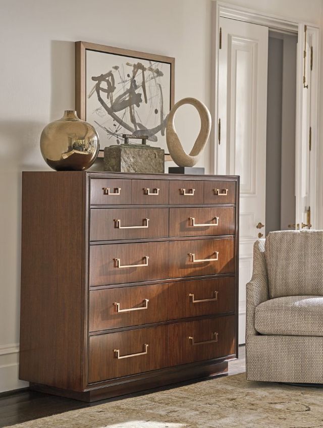 Lexington Home Rendezvous Ascot Brown Gentlemans Chest-1