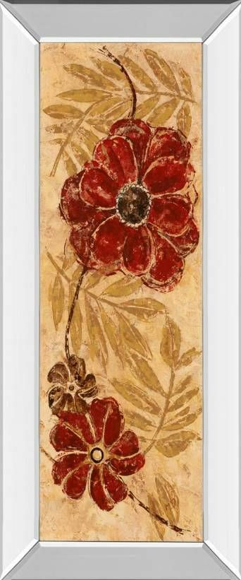 Classy Art Touch Of Honey I by Maria Donovan Mirror Framed Wall Art-0
