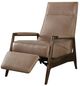 Vanguard® Furniture Customizable Michael Weiss Woodley Recliner Leather Chair-2