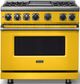 Viking® 7 Series 36" Daffodil Pro Style Dual Fuel Range with Griddle-0