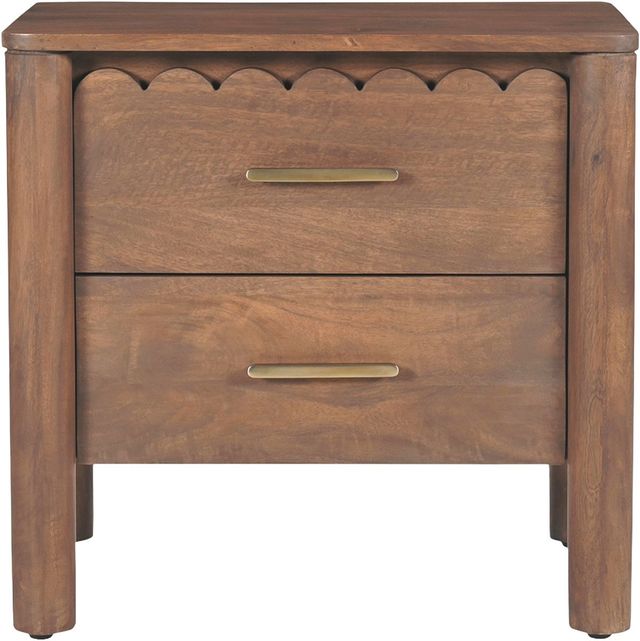 Moe's Home Collection Wiley Vintage Brown Nightstand -2