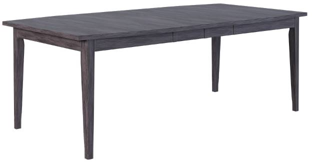 Country View Woodworking Customizable Northfield Wormy Maple Top 38" Dining Table with 1-Leaf and Brown Maple Base