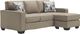 Signature Design by Ashley® Greaves Driftwood Chaise Sofa-0