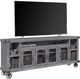 aspenhome® Industrial Ghost Black 85'' Console and Hutch-2