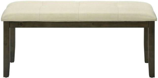 Monarch Specialties Inc. Cream/Grey 44" Dining Bench-1