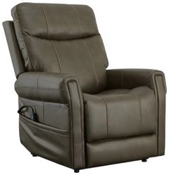 Flexsteel® Jenkins Brown Power Lift Recliner with Power Headrest and Lumbar