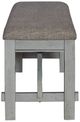 Liberty Furniture Newport Gray/Smokey Gray Dining Bench-3
