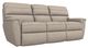 La-Z-Boy® Ava Ivory Leather Power Reclining Sofa with Headrest-0