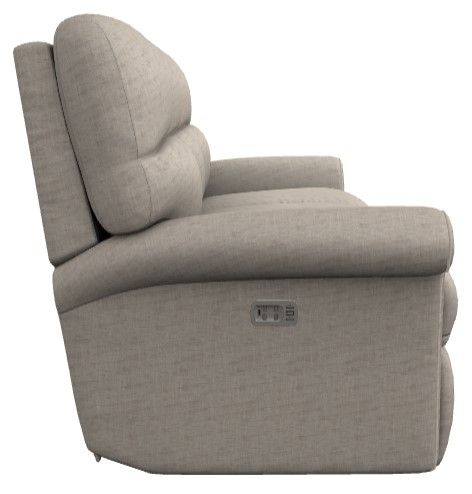 La-Z-Boy® Robin Taupe Power Reclining Sofa with Headrest and Lumbar-2