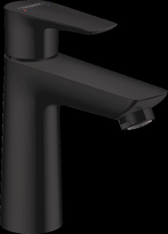 Hansgrohe Talis E Matte Black 4" Single-Hole Faucet with Pop-Up Drain-0