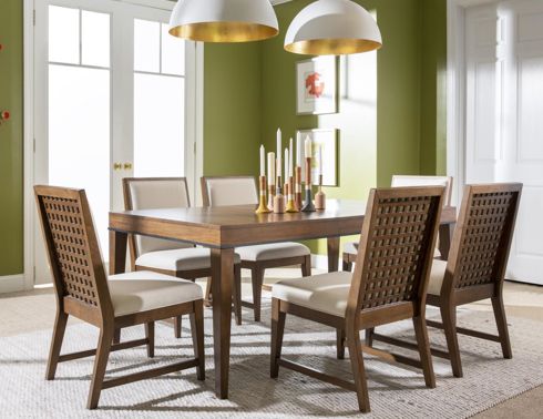Legacy Classic Midland 2-Piece Warm Amber/White Upholstered Side Chair Set-2