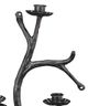 A & B Home Black Candle Wall Accent-1