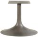 Nest Home Collections Megan Medium Grey Quarter Round Dining Table-3