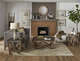 Riverside Furniture Hawkins Antique Oak/Bluestone Chair Side Table-3