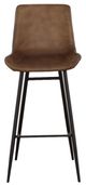 Fairfield® Nadia Brown/Matte Black Bar Stool-1