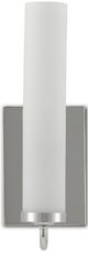 Currey & Company Bagno Brindisi Opaque/Polished Nickel Wall Sconce-2