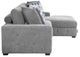 Homelegance® Raife 2-Piece Gray Sectional with Right Chaise-3