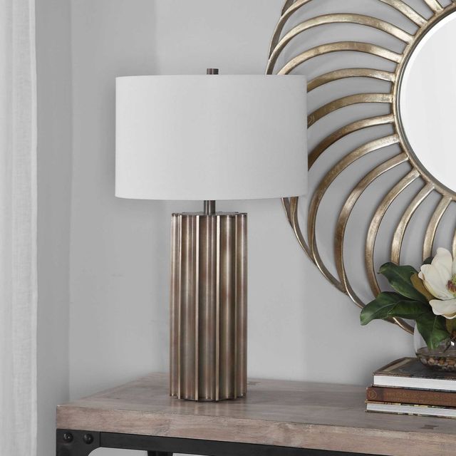Uttermost® Khalio Aged Gunmetal Table Lamp-1