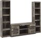 Signature Design by Ashley® Derekson 3-Piece Multi Gray Entertainment Center-0